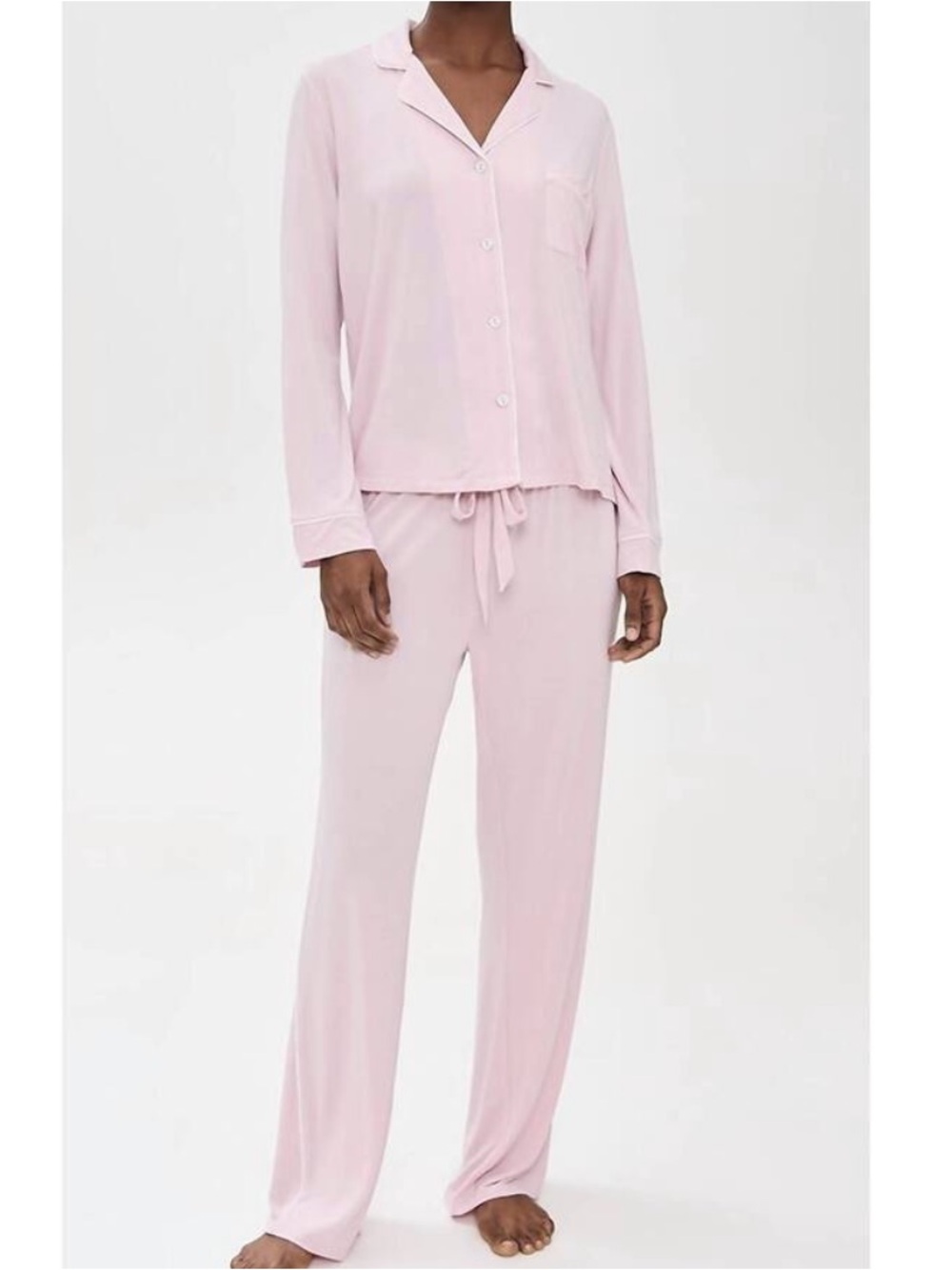 PJ Salvage Susan G. Komen modal pajama set in Blush Pink | Size Medium